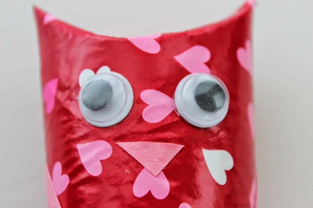 Face of Valentine's Day Owl Craft