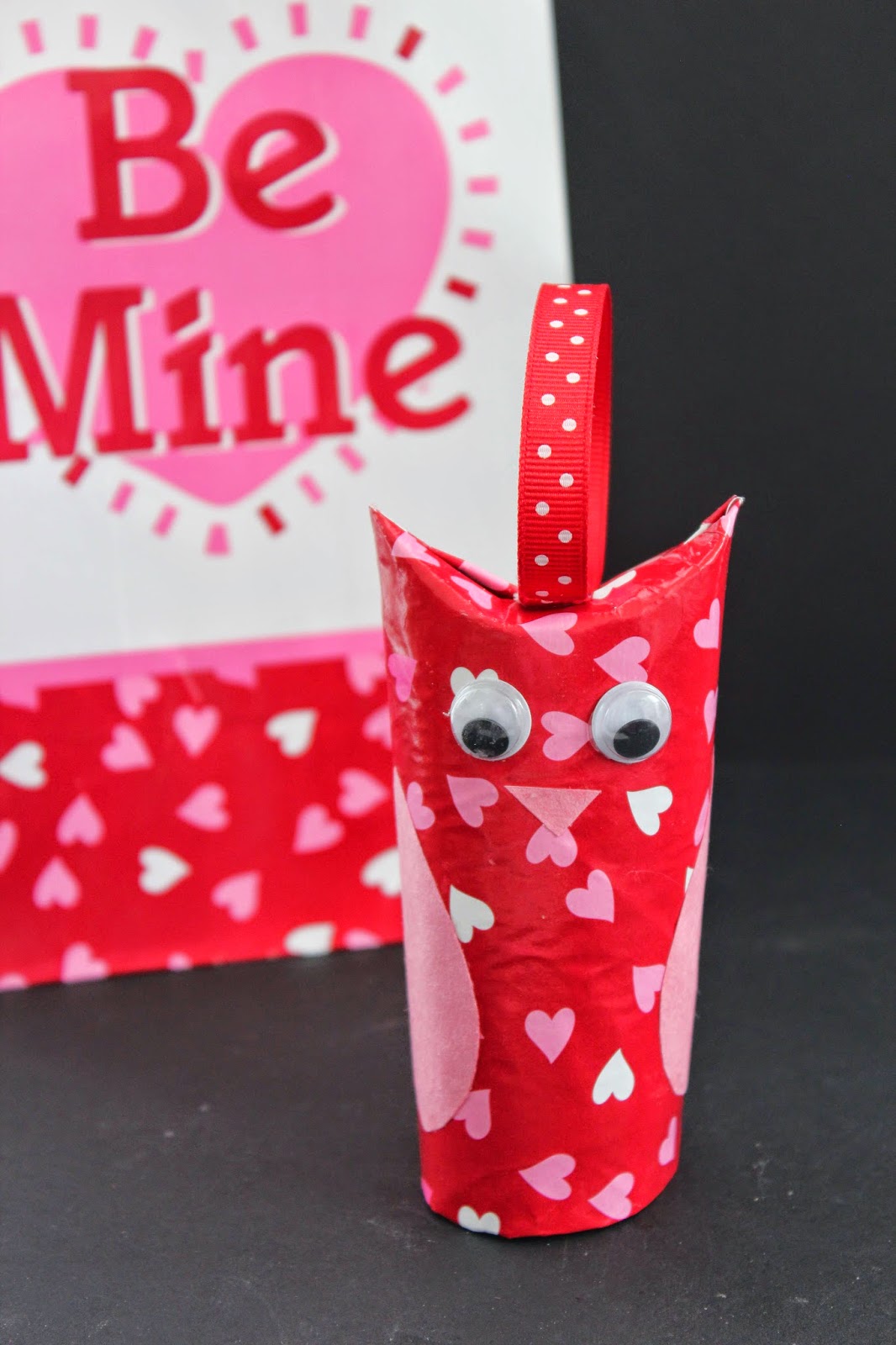 Toilet Paper Roll Owl Valentine’s Day Craft for Kids
