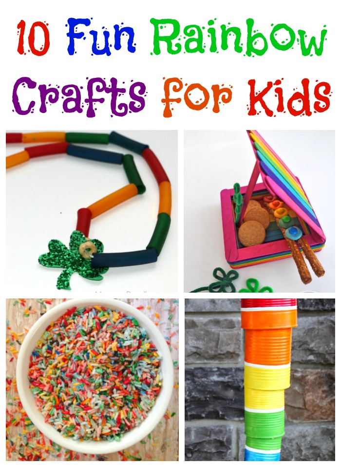 10 Fun Rainbow Crafts for Kids!