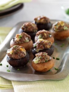 beef-and-blue-cheese-stuffed-mushrooms