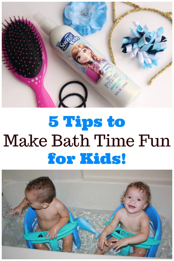 kids bath time fun