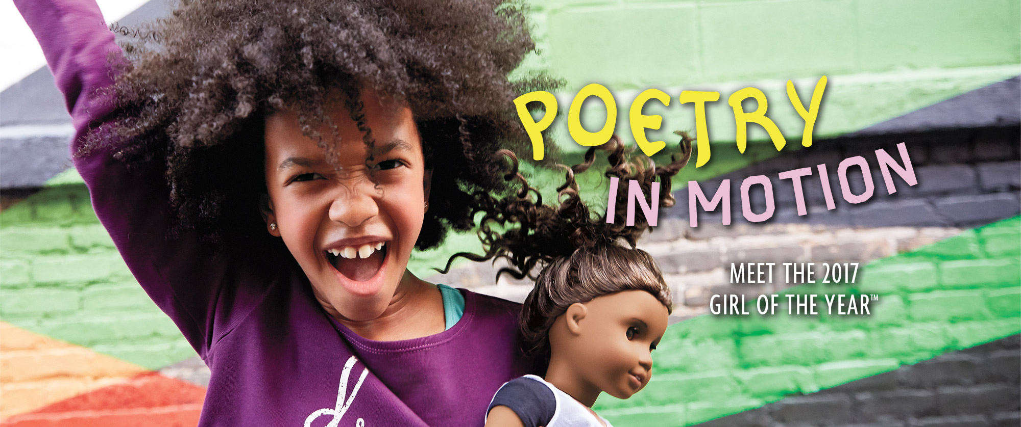 Poetry is my Power with American Girl Doll of the Year Gabriela