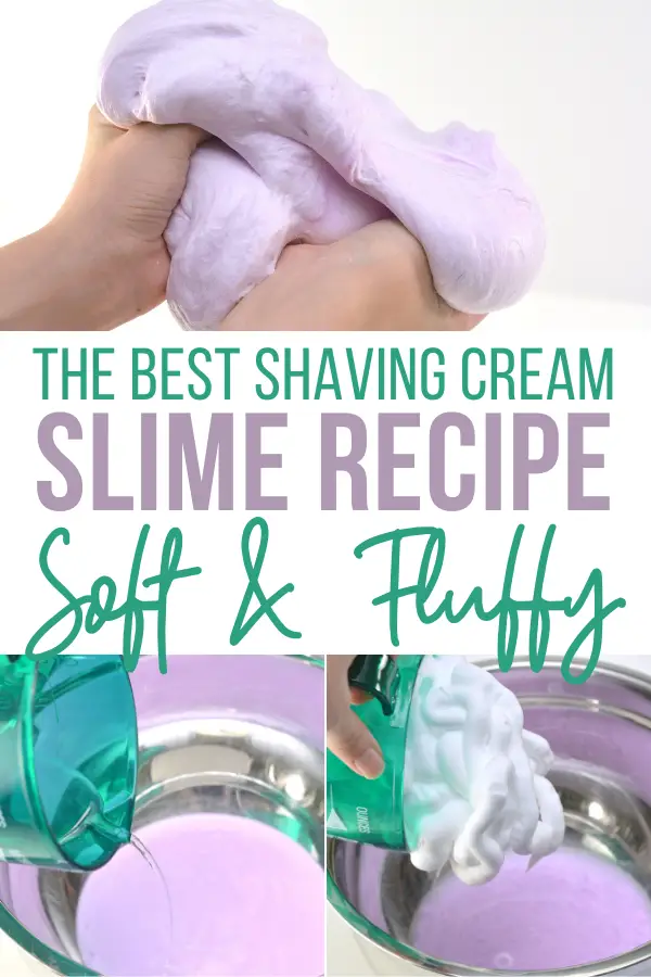 Fluffy Shaving Cream Slime Recipe
