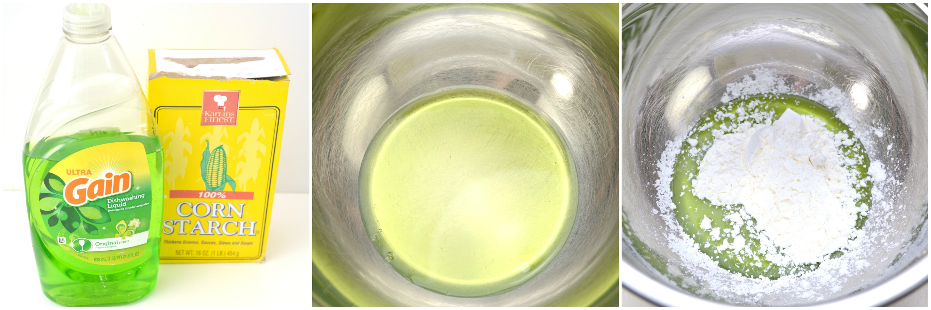 Easy and Quick Dish Soap Two Ingredient Slime Recipe