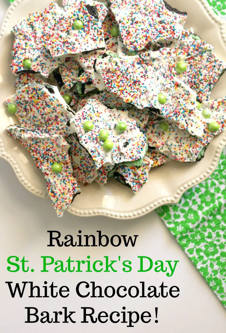 Quick and Easy Rainbow Bark Recipe for St. Patrick’s Day