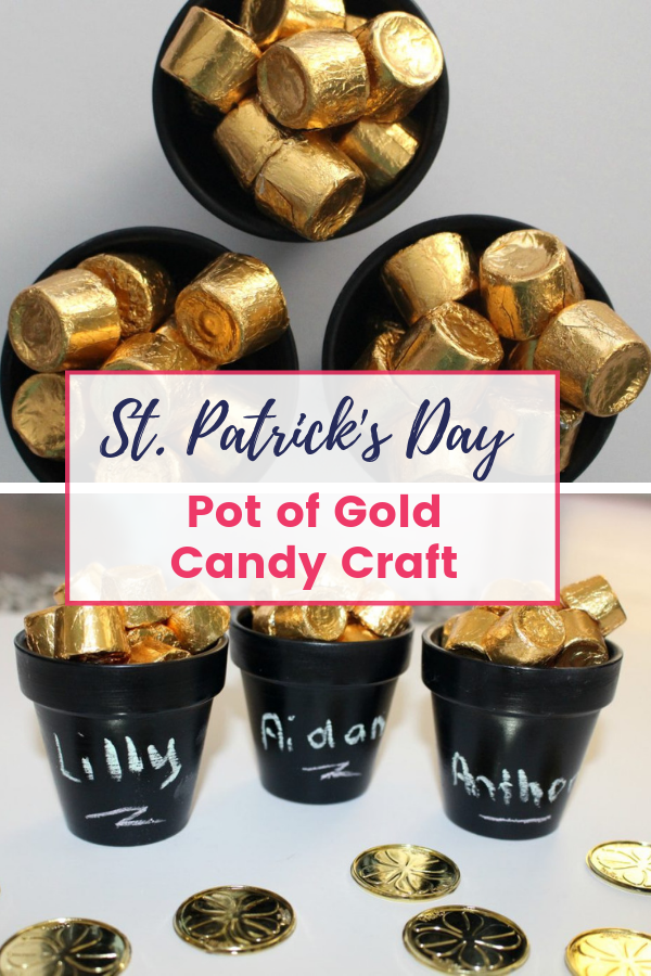 Pot of Gold Candy Craft for St. Patrick’s Day