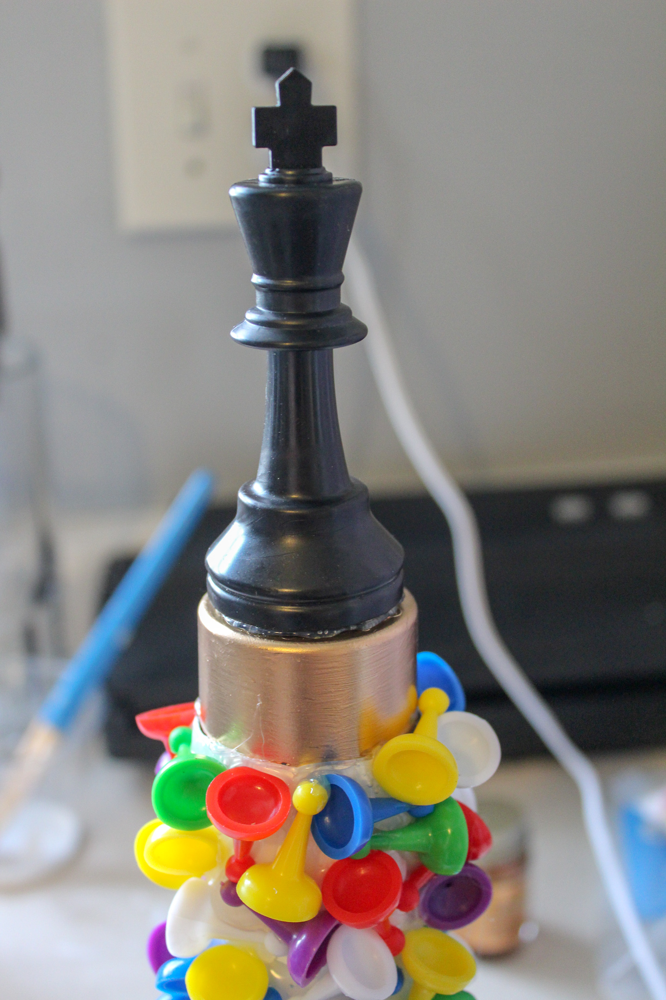 Family Game Night Trophy Chess Piece