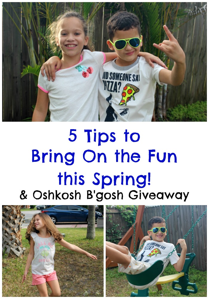 5 Tips to Bring On the Fun this Spring + Oshkosh B'gosh Giveaway