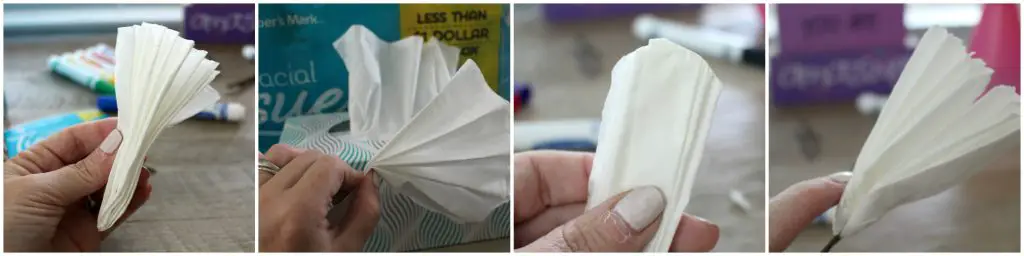 How to make tissue flowers easy instructions