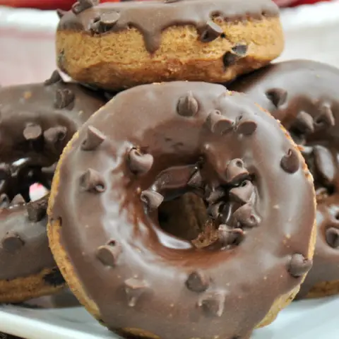 Apple Spice Chocolate Chip Donuts