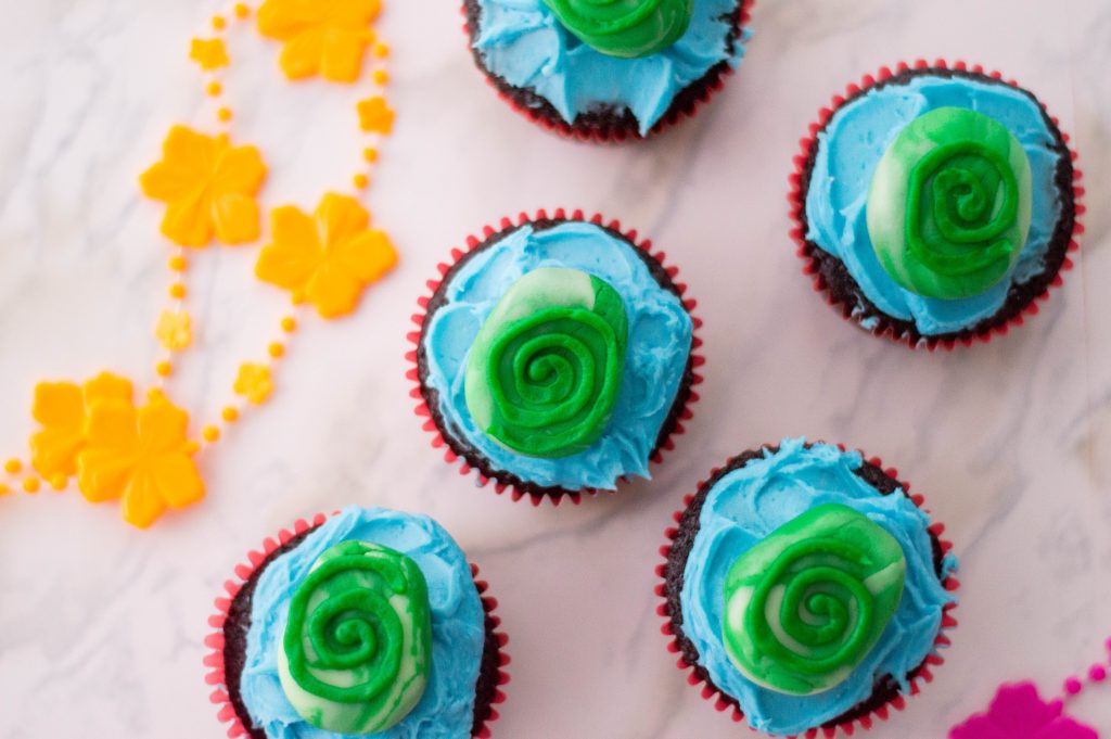 Moana Cupcakes Disney themed Party