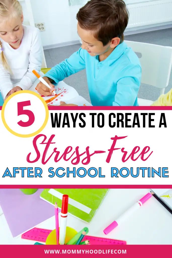 Creating an after school routine