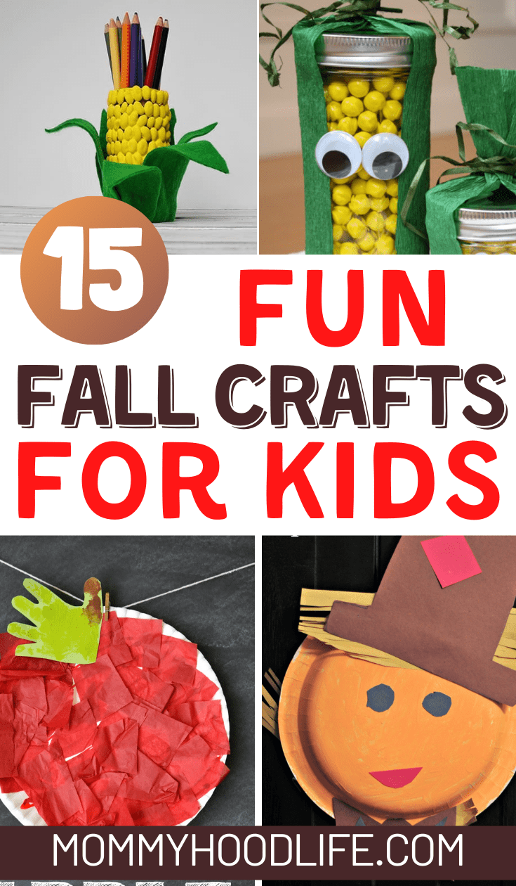 15 Fun Fall Crafts for Kids - Cute and Easy Craft Anyone Can Make