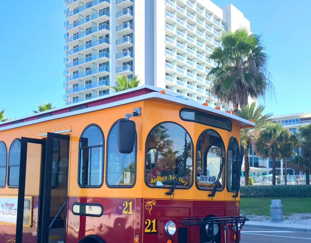 Clearwater Beach Jolley Trolley Tampa Bay