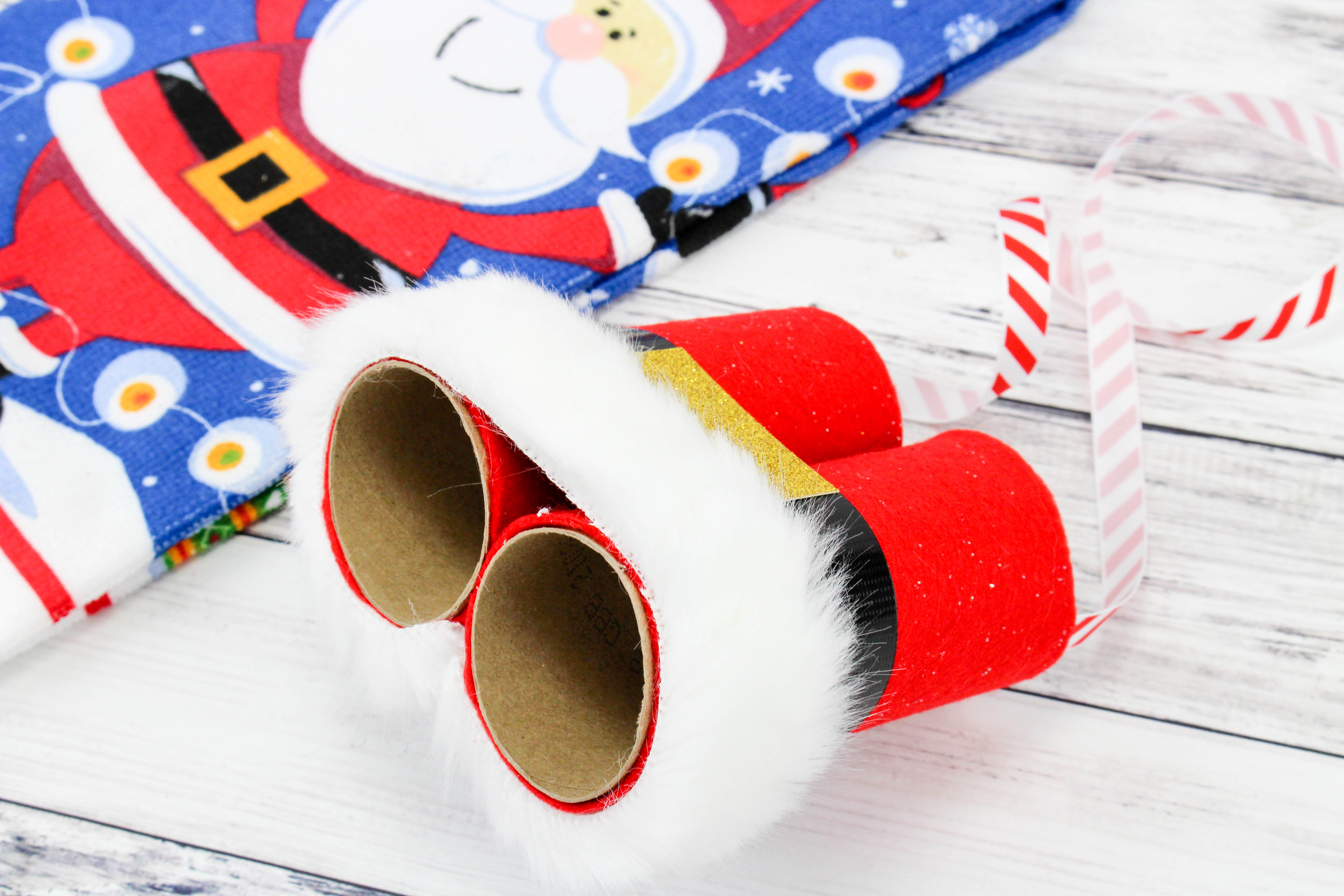 Easy Christmas Craft Idea for Kids Santa’s Binoculars