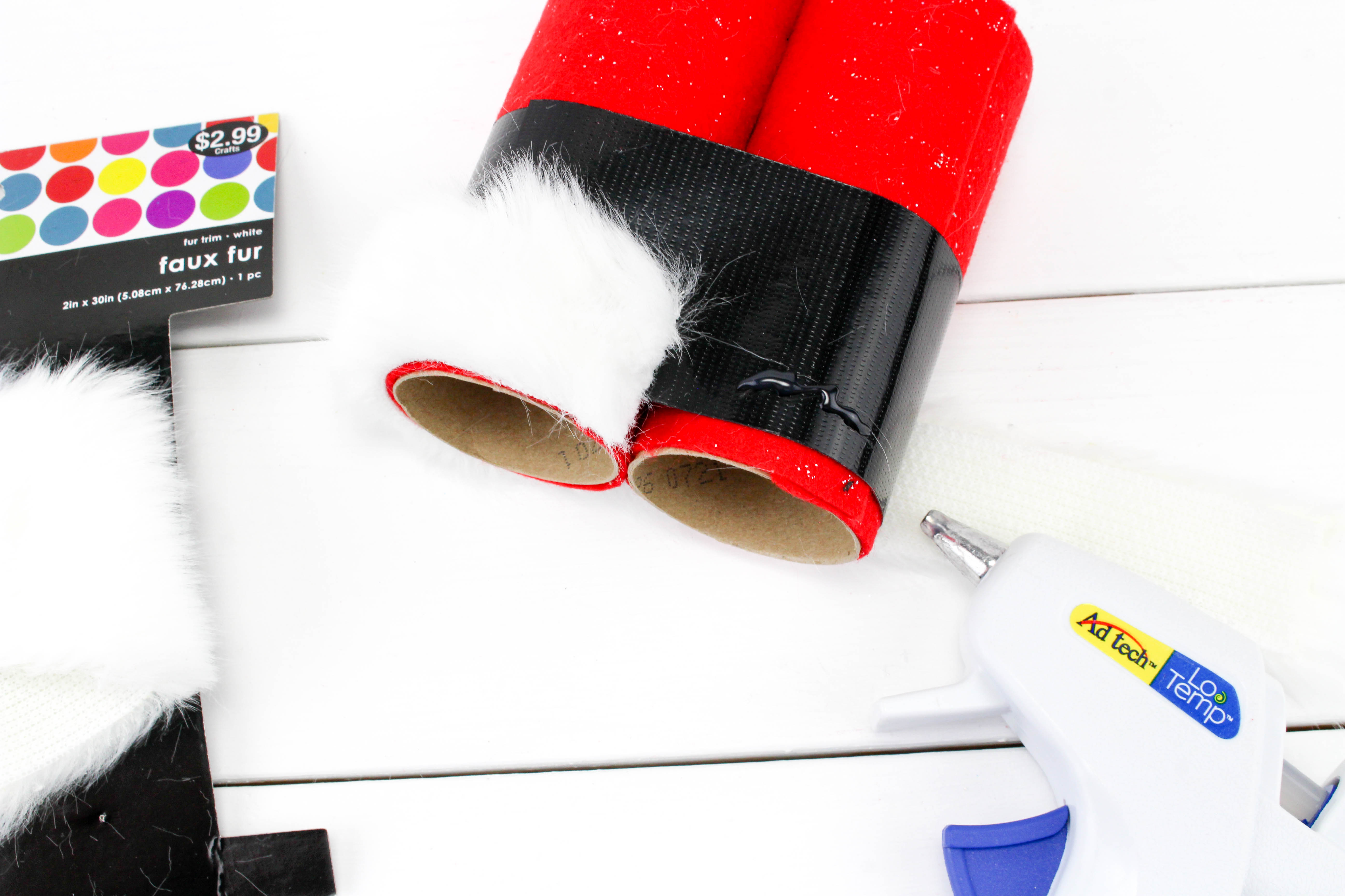 Easy Christmas Craft Idea for kids Santa's Binoculars