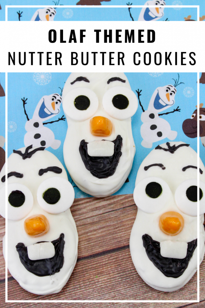 Olaf themed cookie recipe