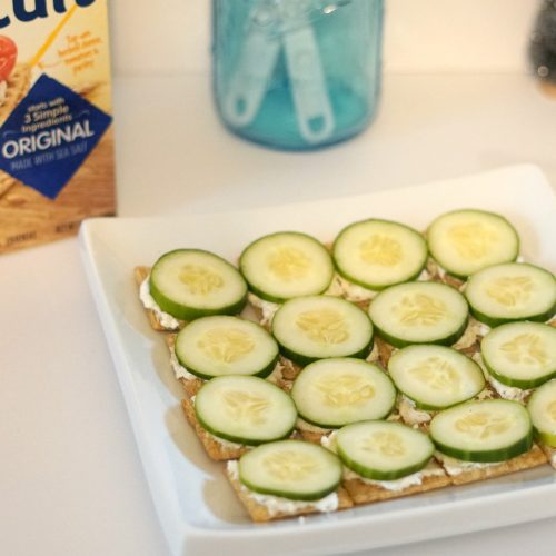 Easy Holiday Appetizer Recipe - Italian Cucumber Sandwiches