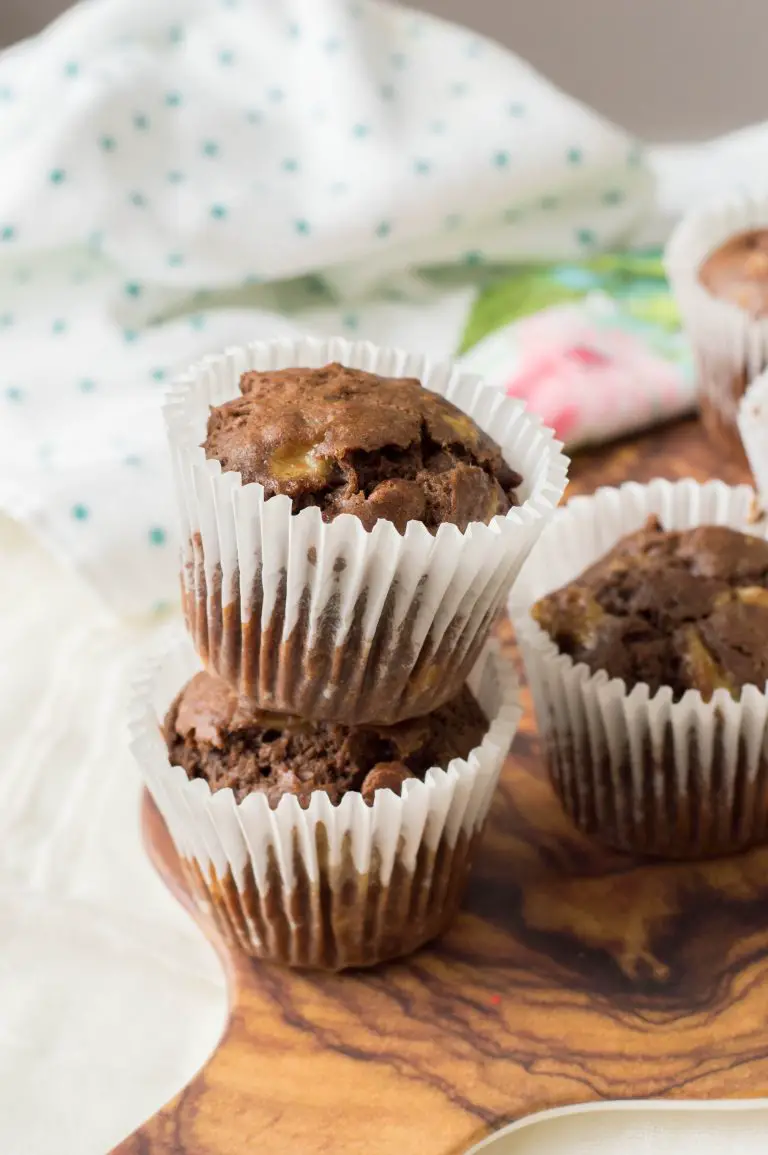 Chocolate Banana Muffins Recipe for Breakfast