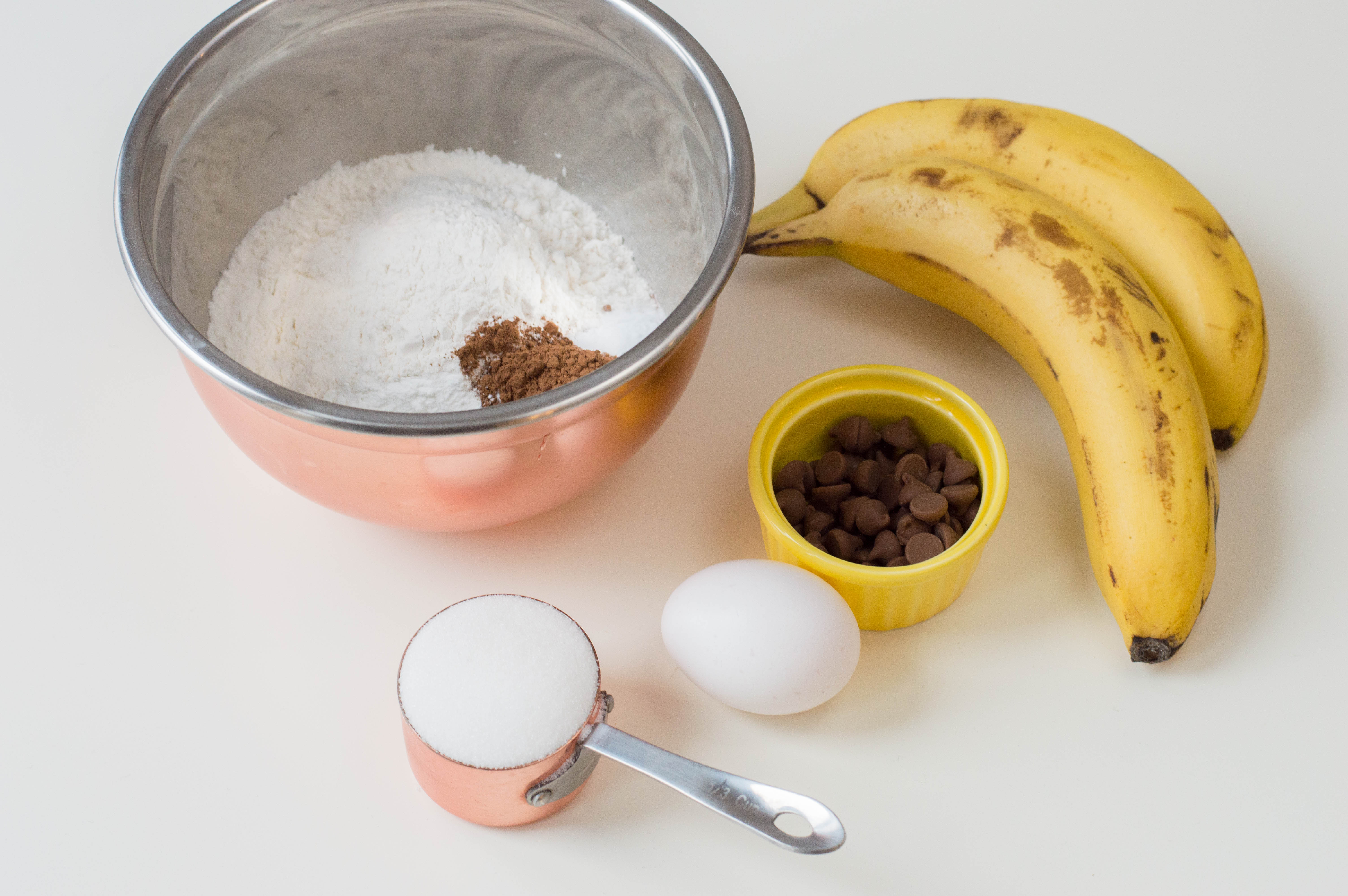 Chocolate Banana Muffins Ingredients