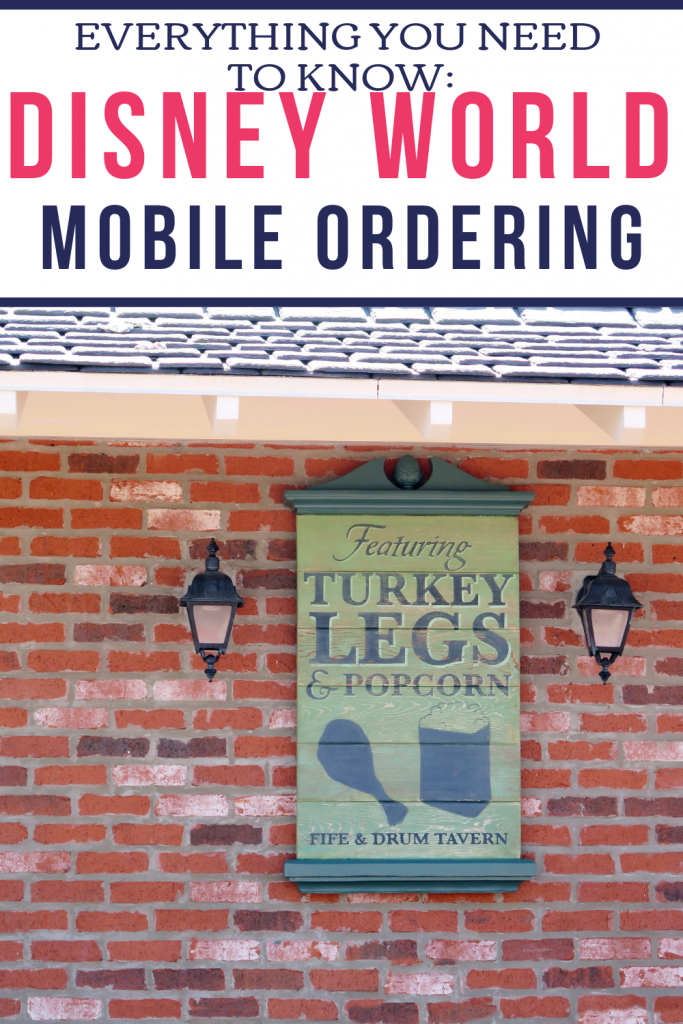 Mobile Ordering at Disney World Guide
