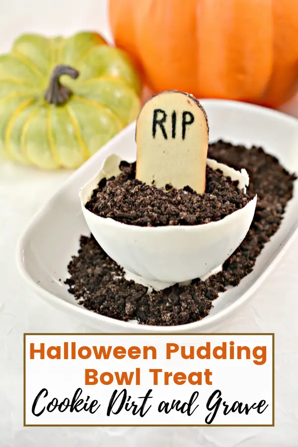 chocolate Bowl Halloween Pudding Treat