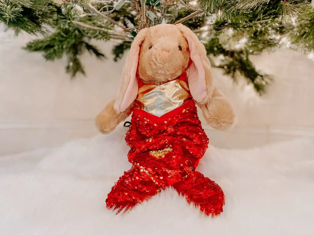 Build A Bear Holiday Collection Bunny Mermaid