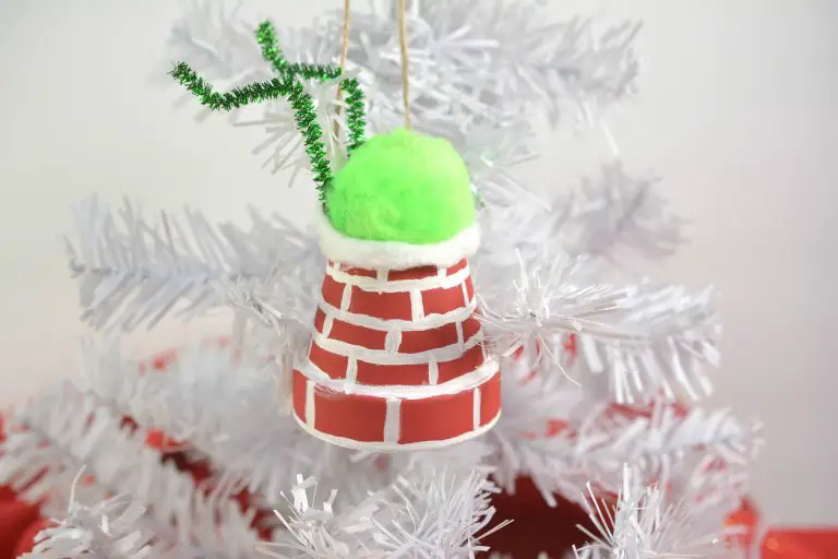 The Grinch Chimney DIY Ornament Idea Christmas Craft