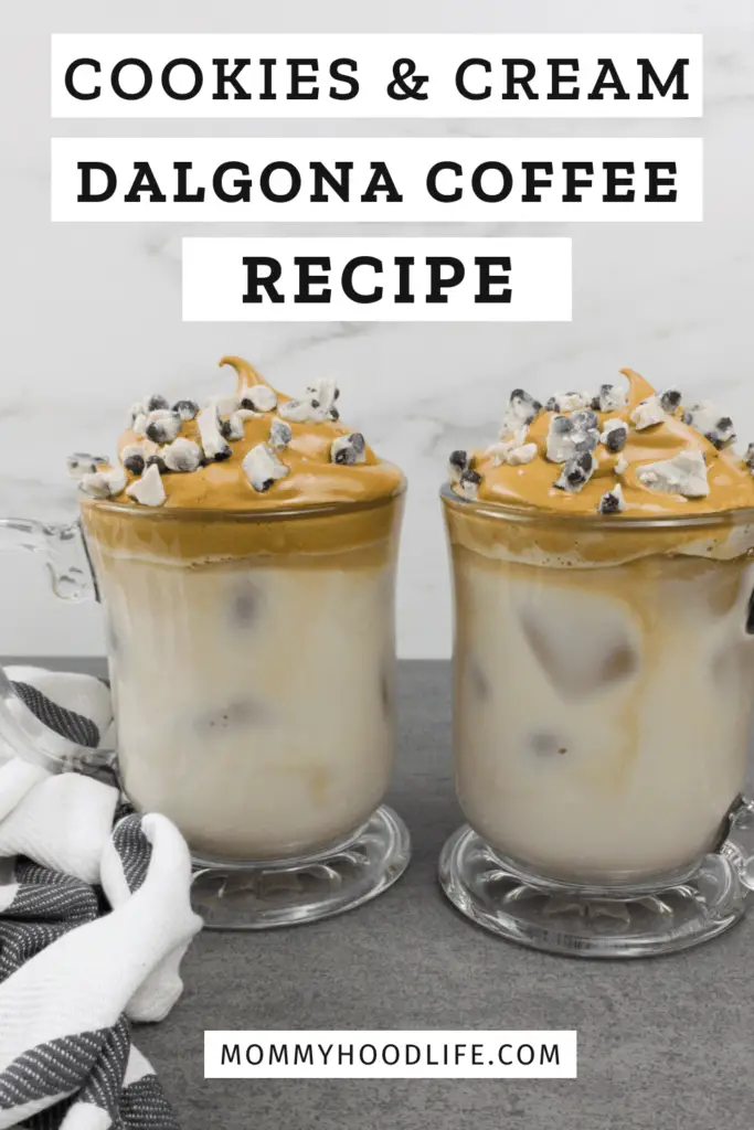 Delicious Cookies and Cream Dalgona Coffee Recipe