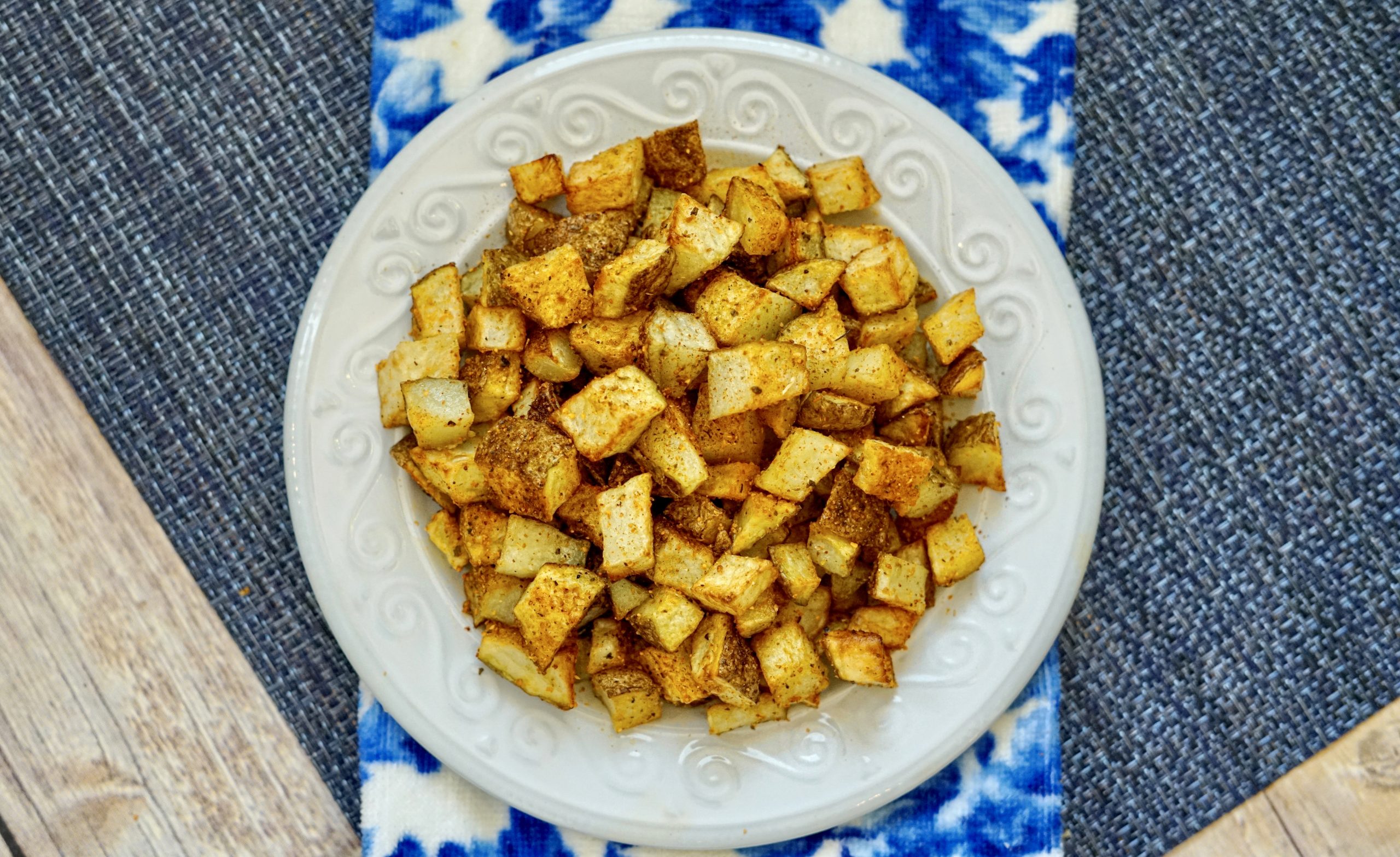 Cajun Air Fryer Diced Potatoes Recipe