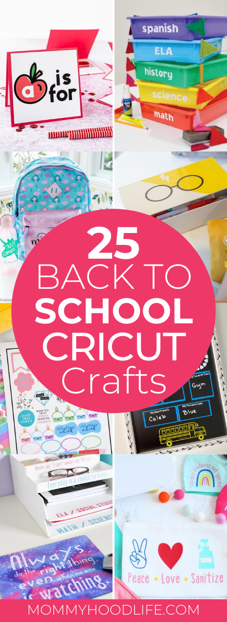 Back to School Crafts with Cricut