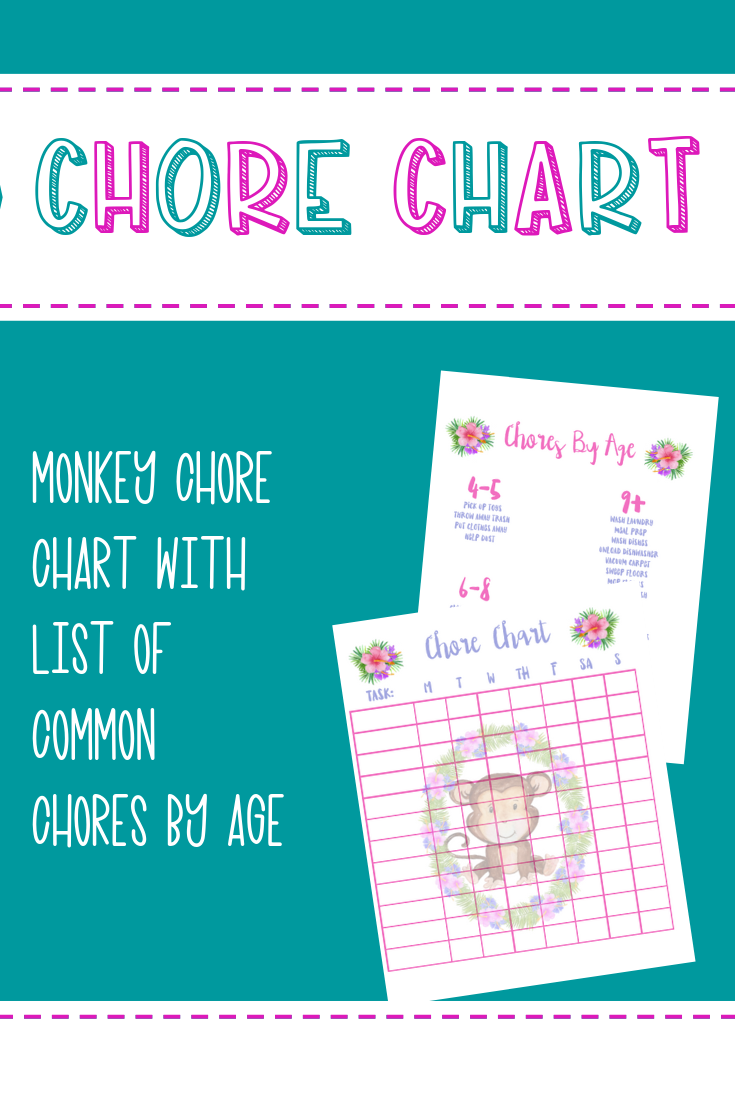 Printable Chore Chart for Kids