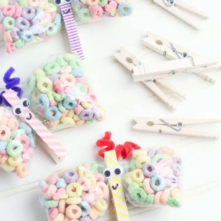 DIY Cereal Butterfly Snack Bags