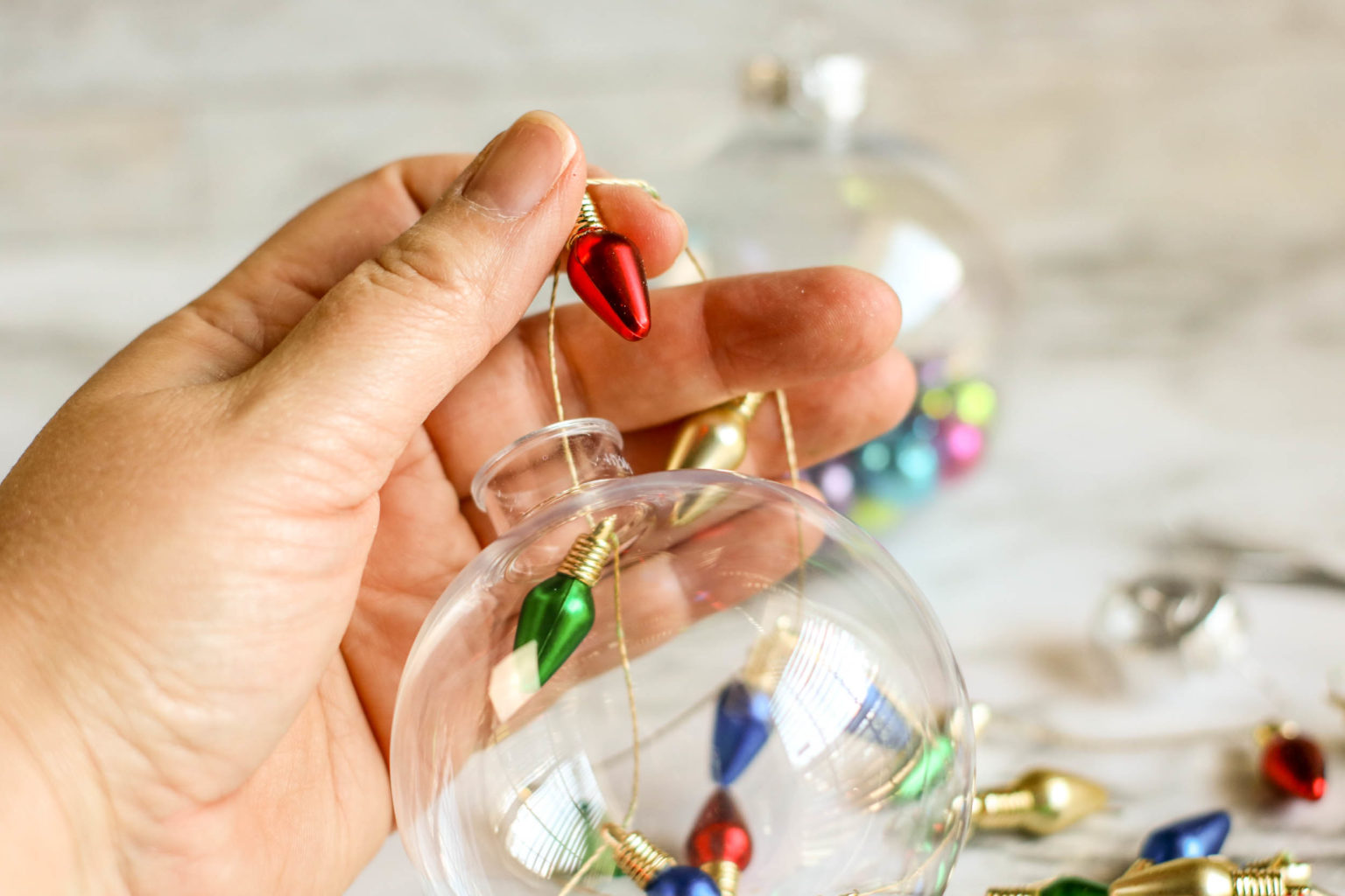 Christmas Lights Ornament Craft for Kids The Mommyhood Life