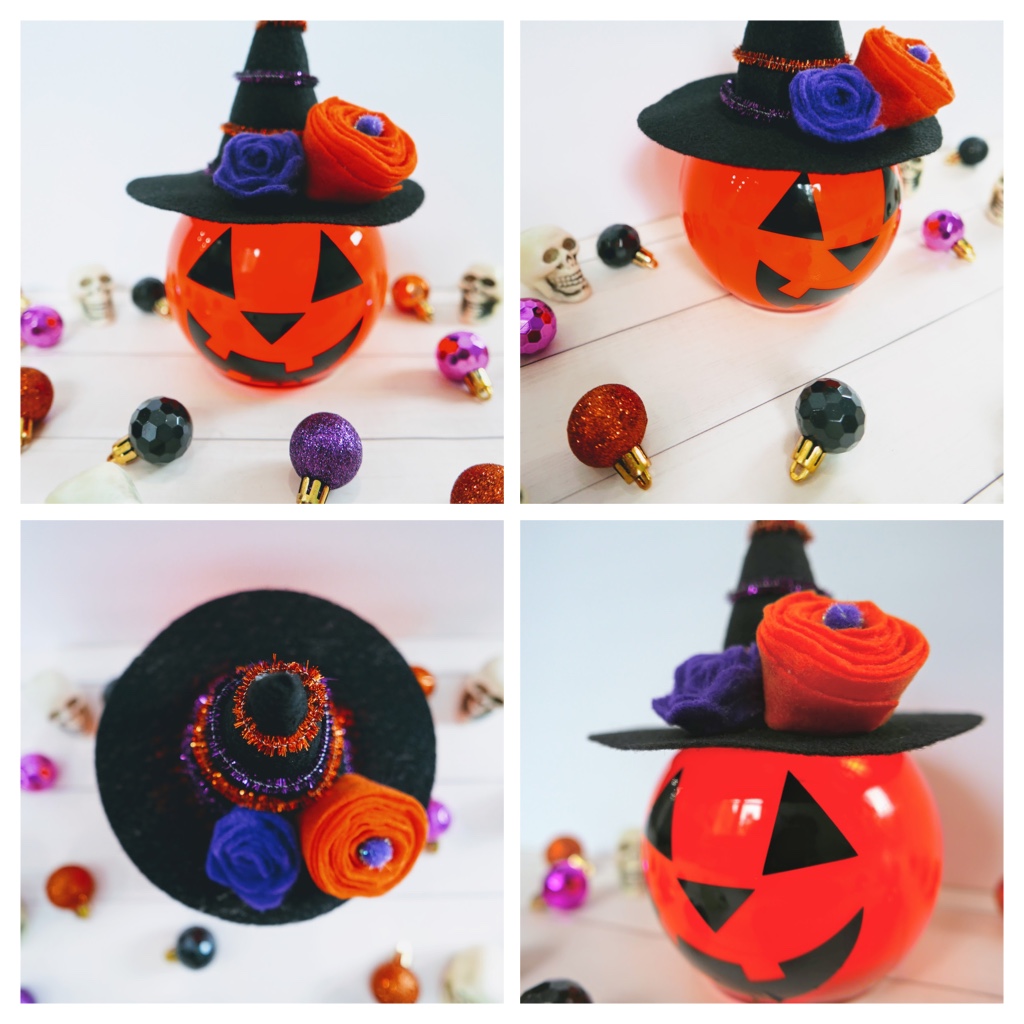 Easy Fish Bowl Dollar Tree Pumpkin Craft with Free SVG Files