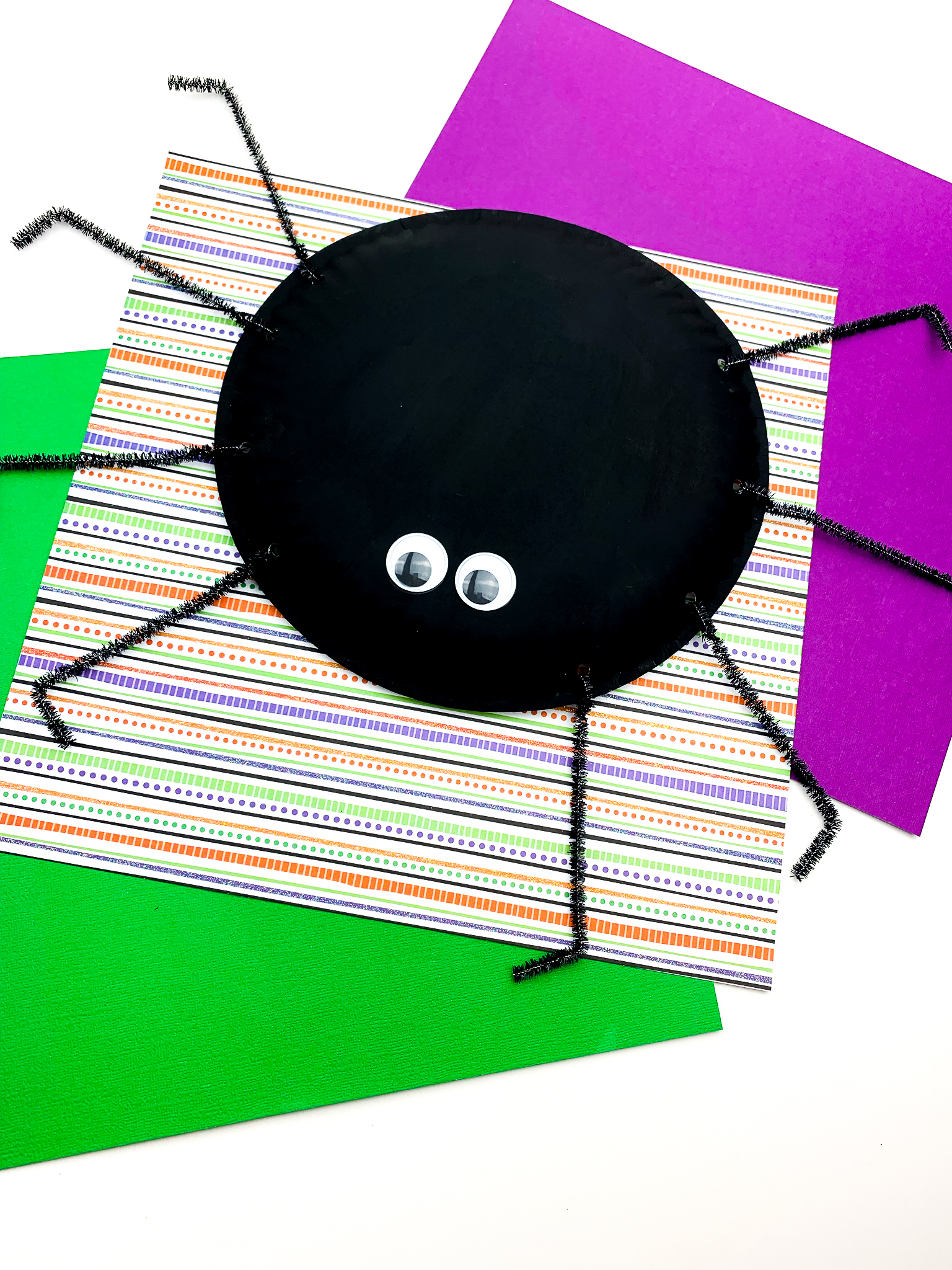 Spider Paper Plate Craft for Kids